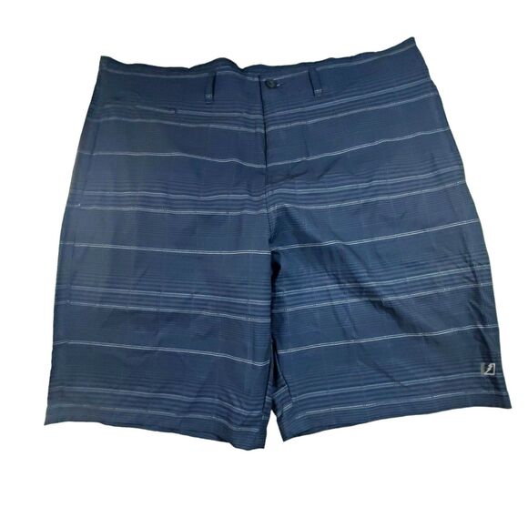 Amplify Board Shorts Mens XXL Blue Plaid Polyester Spandex Summer Outdoor Casual - Picture 2 of 8